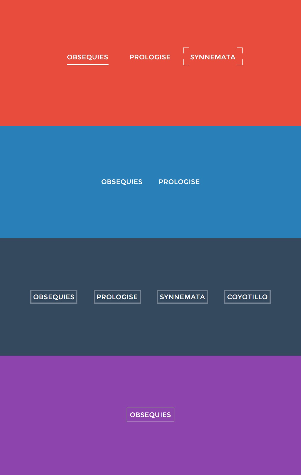 10 different button hover effects.